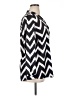 Chico's Chevron-herringbone Silver Long Sleeve Blouse Size L - photo 4