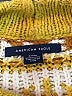American Eagle Outfitters Chevron-herringbone Yellow Pullover Sweater Size S - photo 7