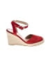 Stuart Weitzman Red Wedges Size 10 - photo 1