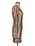 BCBGMAXAZRIA Metallic Gold Cocktail Dress Size XXS - photo 4