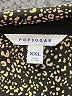 POPSUGAR 100% Polyester Animal Print Gold Long Sleeve Blouse Size XXL - photo 7