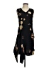 ALLSAINTS Graphic Black Cocktail Dress Size 2 - photo 1
