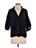 Zara Black 3/4 Sleeve Button-Down Shirt Size S - photo 1