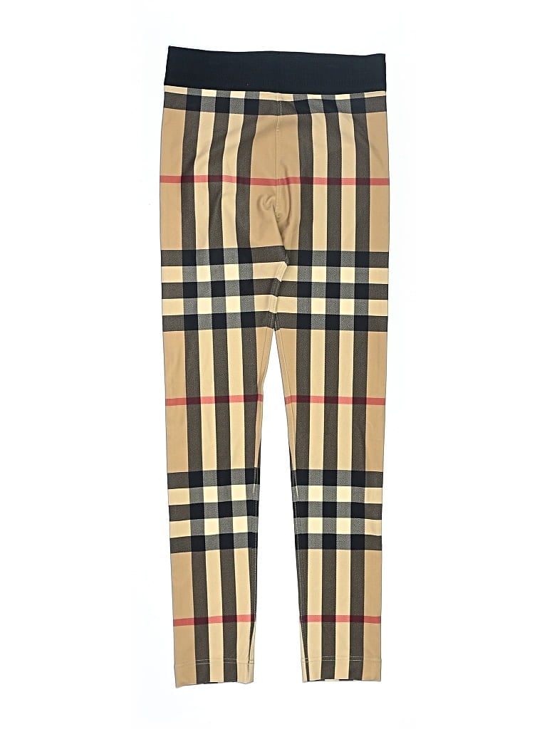 Pre-owned Burberry Kids' Leggings In Gold