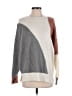 Blu Pepper Color Block Gray Pullover Sweater Size S - photo 1