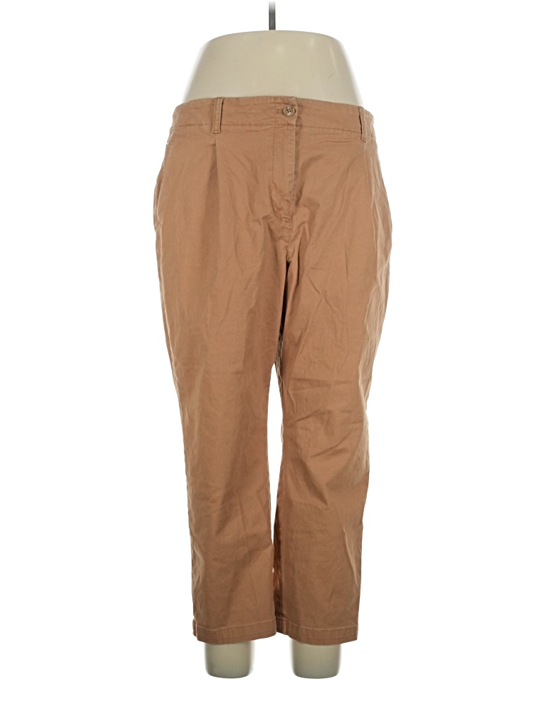 Pre-owned Talbots Khaki Pant In Tan