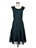 Halogen 100% Polyester Teal Casual Dress Size 2 - photo 1