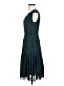 Halogen 100% Polyester Teal Casual Dress Size 2 - photo 5