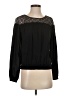 Etcetera Black Long Sleeve Blouse Size 0 - photo 1