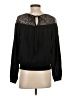 Etcetera Black Long Sleeve Blouse Size 0 - photo 2