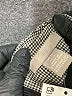 H&M 100% Polyester Houndstooth Gray Casual Dress Size XS - photo 6