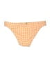 Nanette Lepore Checkered-gingham Orange Swimsuit Bottoms Size S - photo 2