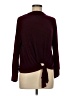 Amour Vert Solid Burgundy Turtleneck Sweater Size M - photo 1