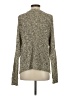 Allison Joy 100% Cotton Tweed Green Cardigan Size S - photo 2