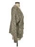 Allison Joy 100% Cotton Tweed Green Cardigan Size S - photo 4