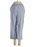 Studio Works Stripes Blue Casual Pants Size 8 - photo 1