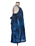 DKNY 100% Polyester Graphic Blue Cocktail Dress Size 8 - photo 4