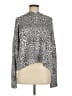 Free Kisses Animal Print Silver Pullover Sweater Size L - photo 1