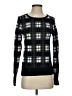 Ann Taylor Checkered-gingham Black Pullover Sweater Size XS - photo 1