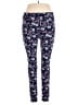 Lularoe Floral Blue Active Pants Size XL - photo 1