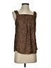 Treasure & Bond 100% Polyester Brown Sleeveless Blouse Size XS - photo 1