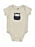 Hb 100% Cotton Graphic Gray Ivory Short Sleeve Onesie Size 3-6 mo - photo 1