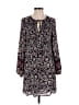 fleur bleue 100% Polyester Paisley Blue Casual Dress Size 0 - photo 1