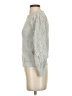 Ann Taylor LOFT 100% Cotton Silver Pullover Sweater Size XXS - photo 5
