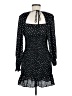 Forever 21 100% Polyester Polka Dots Black Casual Dress Size M - photo 2
