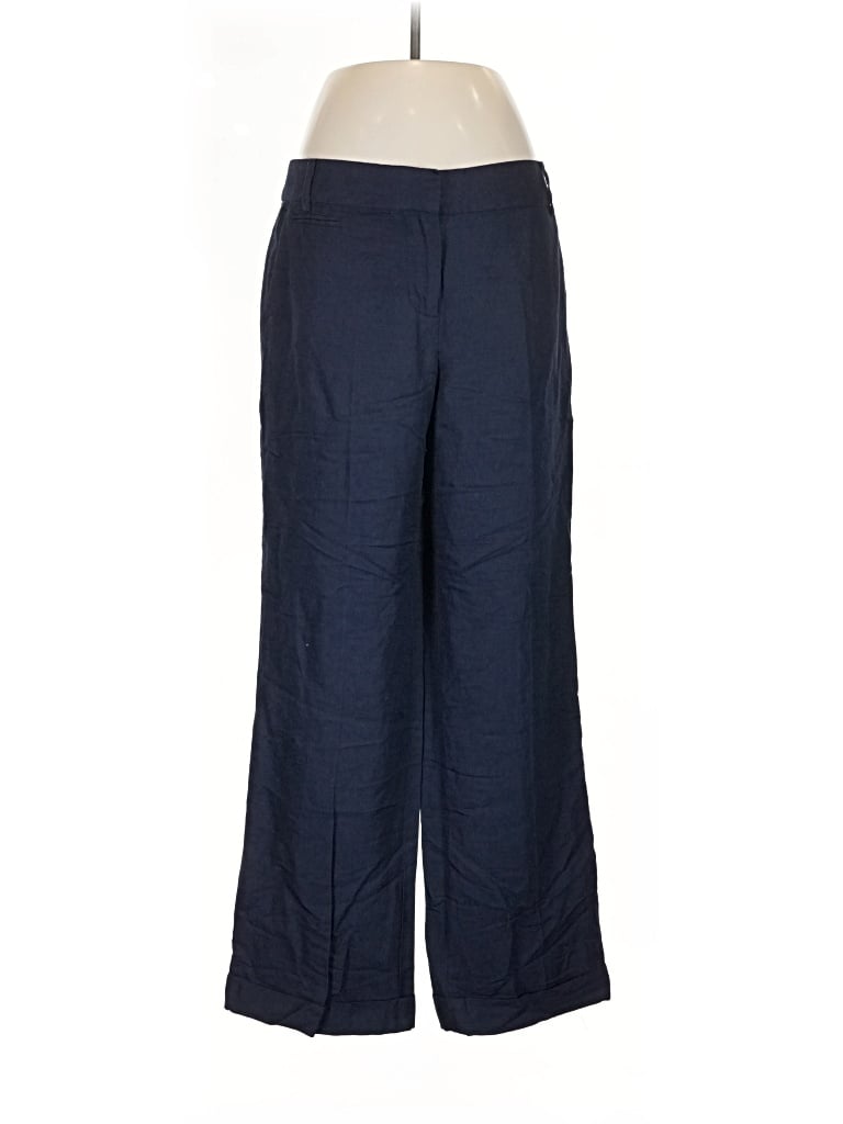Pre-owned Joan Vass Dress Pants In Blue