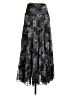 Elie Tahari Paisley Black Formal Skirt Size 23 waist (estimated) - photo 1