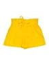 MNG Solid Yellow Shorts Size S - photo 1