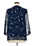 St. John's Bay 100% Polyester Blue 3/4 Sleeve Blouse Size 0X - photo 2