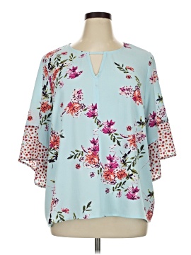 A.N.A. A New Approach 3/4 Sleeve Blouse