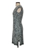 BCBGMAXAZRIA Print Gray Casual Dress Size XS (petite) - photo 5