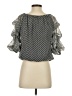 Vince Camuto 100% Polyester Black 3/4 Sleeve Blouse Size XS - photo 2