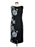 Maya Brooke Graphic Black Cocktail Dress Size 8 - photo 2