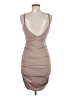 TOBI Solid Tan Cocktail Dress Size M - photo 2