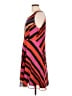 CAbi 100% Polyester Stripes Orange Casual Dress Size L - photo 5
