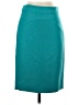 J.Crew 100% Wool Solid Teal Wool Skirt Size 00 - photo 1