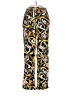 New Look 100% Rayon Paisley Yellow Casual Pants Size S - photo 1