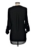 Pleione 100% Polyester Black Long Sleeve Blouse Size M - photo 2