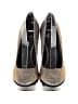 Brian Atwood Metallic Silver Gold Heels Size 6 - photo 2