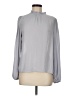 Shein 100% Polyester Gray Long Sleeve Blouse Size M - photo 1