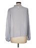 Shein 100% Polyester Gray Long Sleeve Blouse Size M - photo 2