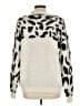 Bibi 100% Nylon Animal Print Ivory Pullover Sweater Size L - photo 2