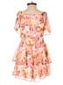 Altar'd State 100% Polyester Floral Pink Romper Size S - photo 2
