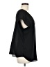 DR2 100% Polyester Black Short Sleeve Blouse Size M - photo 4