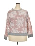 Splendid Floral Pink Pullover Sweater Size XXL - photo 1