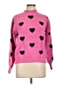 Unbranded Hearts Pink Pullover Sweater Size L - photo 1